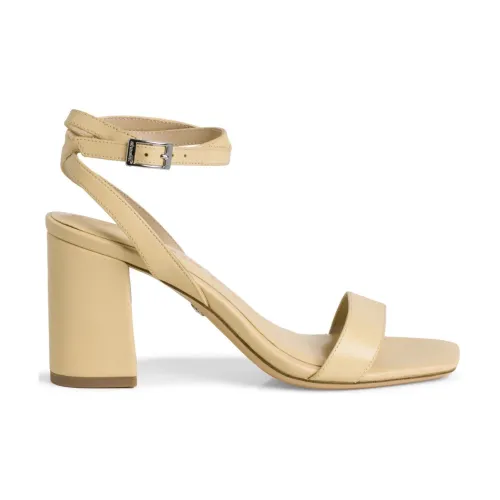 Tamaris , Elegant Lemon Open Sandals ,Beige female, Sizes: