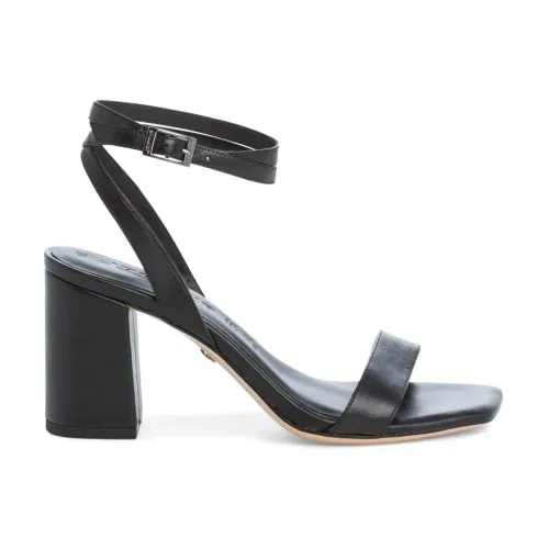 Tamaris , Elegant Open Toe Sandals ,Black female, Sizes: