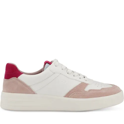 Tamaris , Multicoloured Leather Sneakers for Women ,Beige female, Sizes: