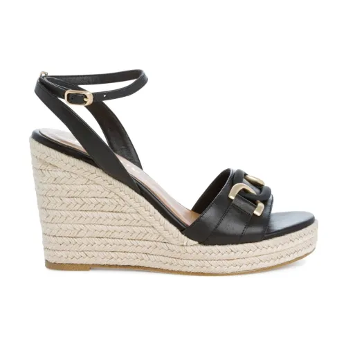 Tamaris , Stylish Black Open-Toe Sandals ,Black female, Sizes: