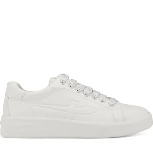 Tamaris , White Leather Sneakers for Women ,White female, Sizes: