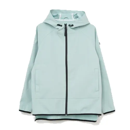 Tantä , Sporty and Casual Waterproof RainCoat ,Blue female, Sizes: