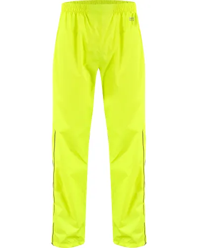 Target Dry Mac in a Sac Adult Full Zip Packable Waterproof Overtrousers - Neon Yellow