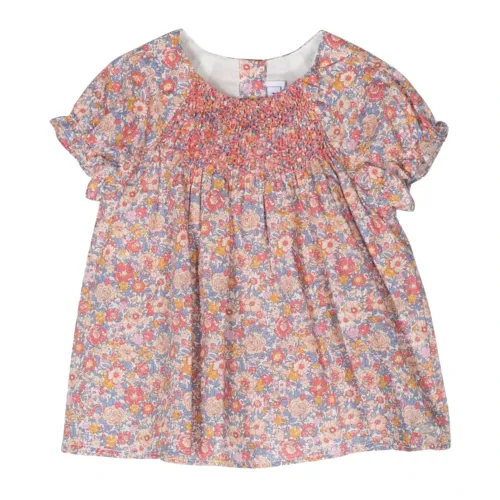 Tartine et Chocolat , Multicolor Floral Dress with Ruffled Detail ,Multicolor female, Sizes: