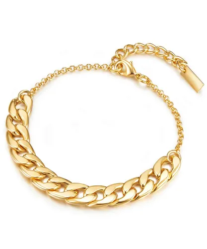 Tassioni Womens Metal Bracelet - Gold Metal Composite - One Size