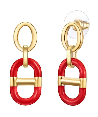 Tassioni Womens Metal Earring - Gold Metal Composite - One Size