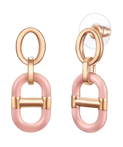 Tassioni Womens Metal Earring - Rose Gold Metal Composite - One Size