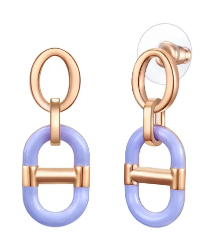 Tassioni Womens Metal Earring - Rose Gold Metal Composite - One Size