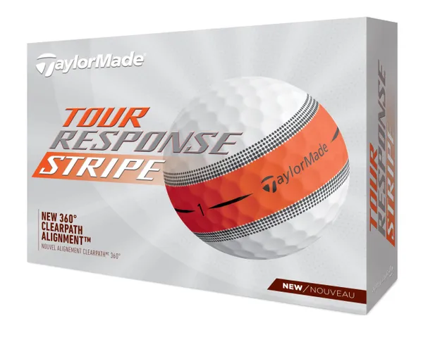 TaylorMade TM22 Tour Response Stripe Orange