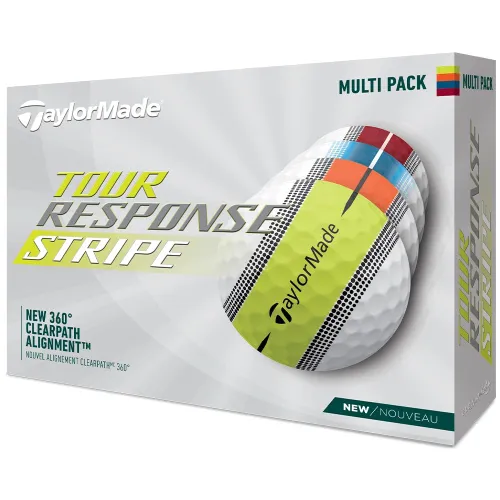 TaylorMade Tour Response Stripe Multi Golf Ball