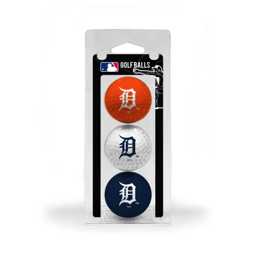 Team Golf MLB Detroit Tigers Regulation Size Golf Balls