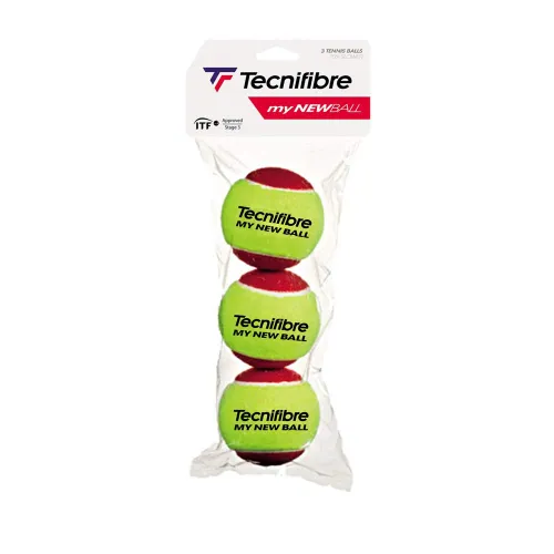 Tecnifibre My New Ball Tennis Balls (Pack of 3) (Stage 3 -