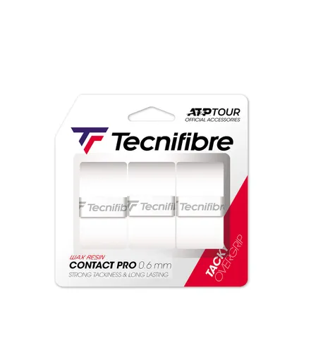 Tecnifibre Pro Contact ATP Grip Overgrip 3 white