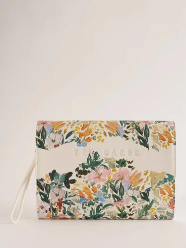 Ted Baker Abbbi Painted Meadow Envelope Clutch, Natural Cream - Natural Cream - Female