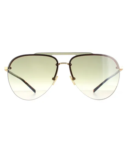 Ted Baker Aviator Mens Brown Green TB1628 Mose Metal (archived) - One