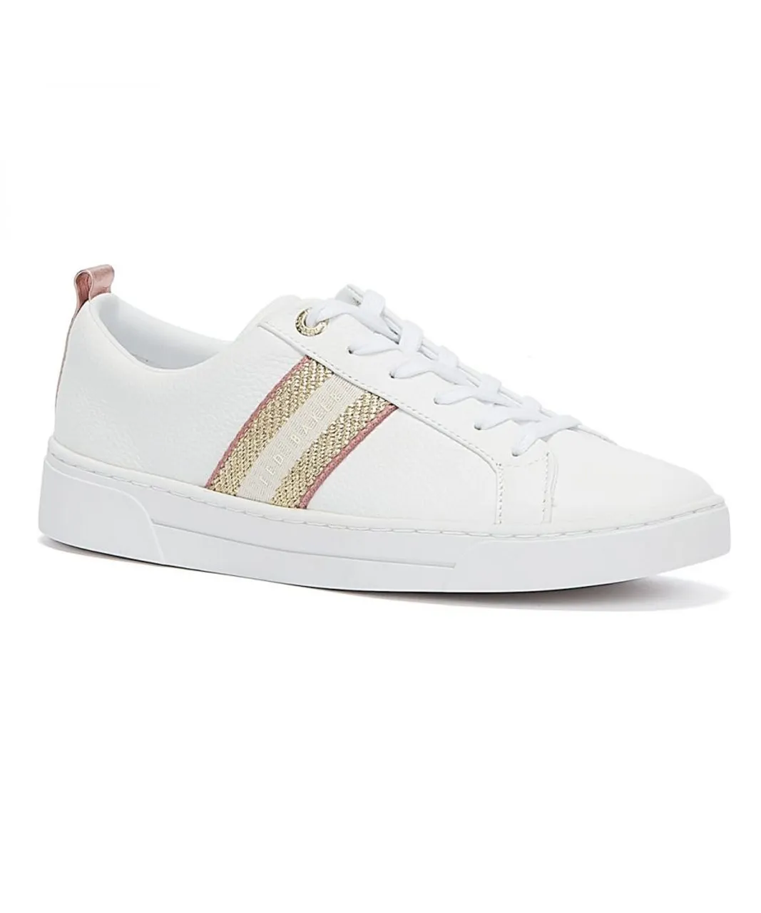 Ted Baker Baily Womens White Trainers Leather