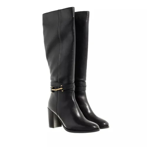 Ted Baker Boots & Ankle Boots - Aryna Hinge Leather 85Mm Knee High Boot - black - Boots & Ankle Boots for ladies