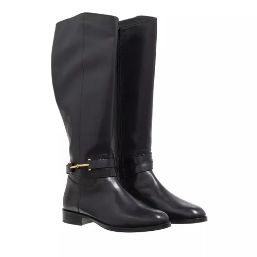 Ted Baker Boots & Ankle Boots - Rydier Hinge Leather Knee High Boot - black - Boots & Ankle Boots for ladies