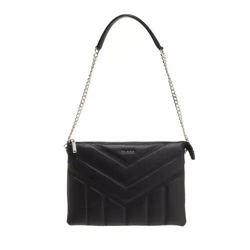 Ted Baker Crossbody Bags - Ayahla Quilted Puffer Chain Strap Cross Body Bag - black - Crossbody Bags for ladies