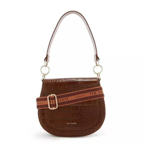 Ted Baker Crossbody Bags - Ted Baker Darsila Braune Leder Schultertasche TB27 - brown - Crossbody Bags for ladies