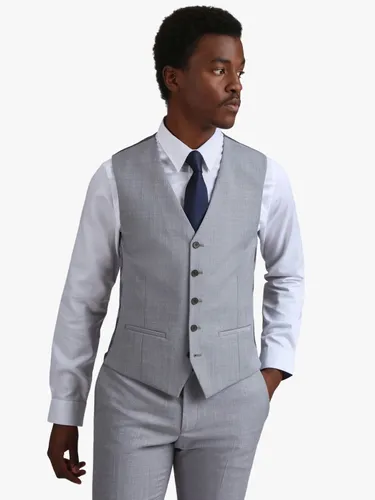 Ted Baker Denali Cool Wool Blend Suit Waistcoat, Grey - Grey - Male