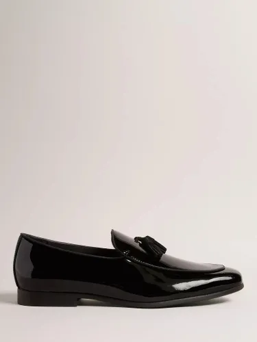 Ted Baker Eroll Leather Dress Loafers, Black - Black Black - Male