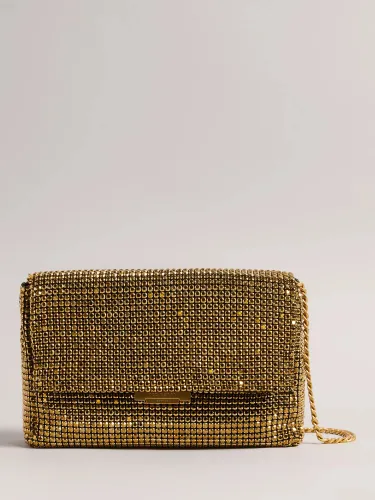 Ted Baker Glitzet Evening Bag, Gold - Gold - Female