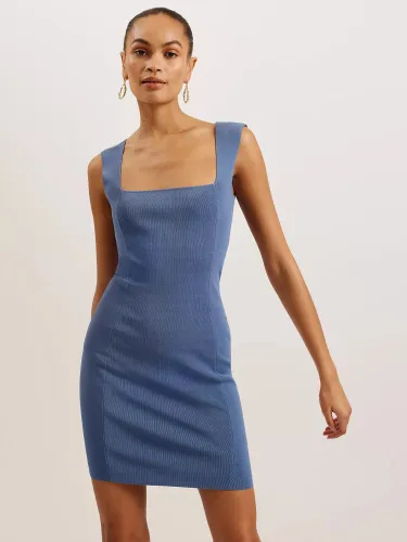 Ted Baker Imojenn Knitted Bodycon Mini Dress - Blue - Female