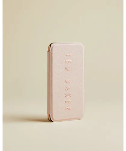 Ted Baker Inezza Embossed Iphone 8 Mirror Case, Dusky Pink - One Size