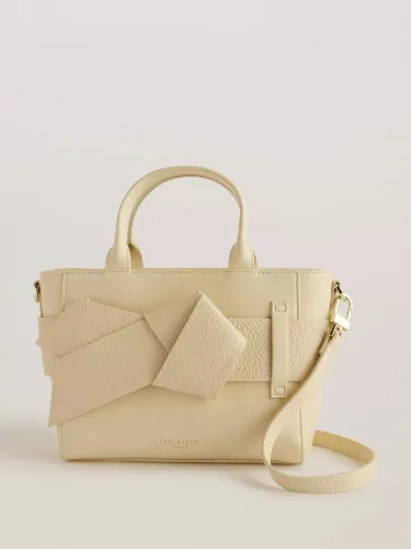 Ted Baker Jimisie Mini Knot Bow Top Handle Bag - Ivory - Female
