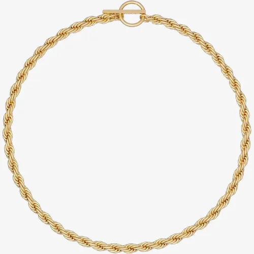 Ted Baker LYDIAA Gold Tone Fine Rope Chain T-Bar Necklace TBJ3004-02-03