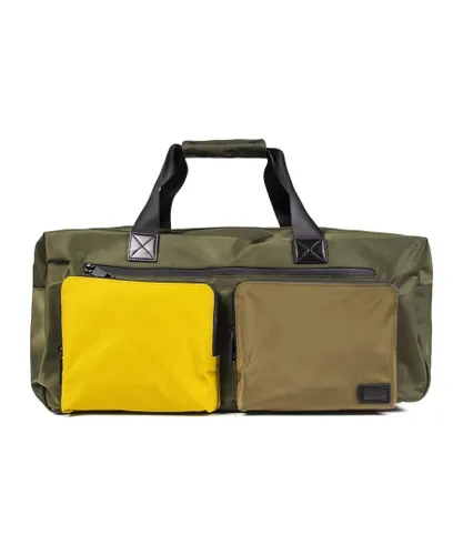 Ted Baker Mens Accessories Eping-Satin Nylon Holdall in Khaki - Green - One Size
