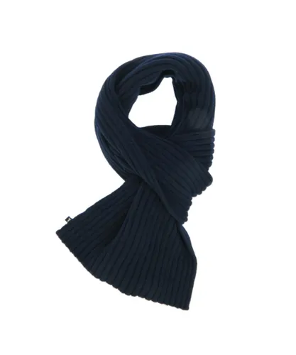 Ted Baker Mens Accessories KauffCardigan Stitch Scarf in Navy - Blue Wool (archived) - One