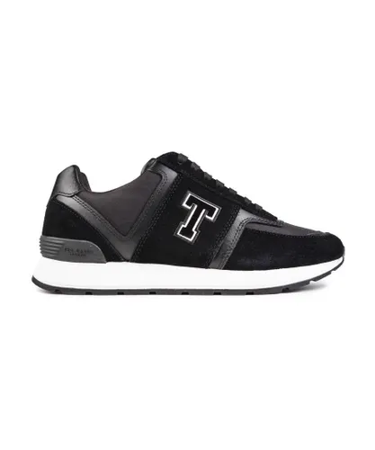 Ted Baker Mens Gregory Trainers - Black Suede