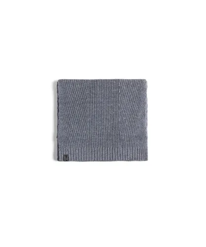 Ted Baker Mens Platet Knitted Scarf, Grey Cotton - One