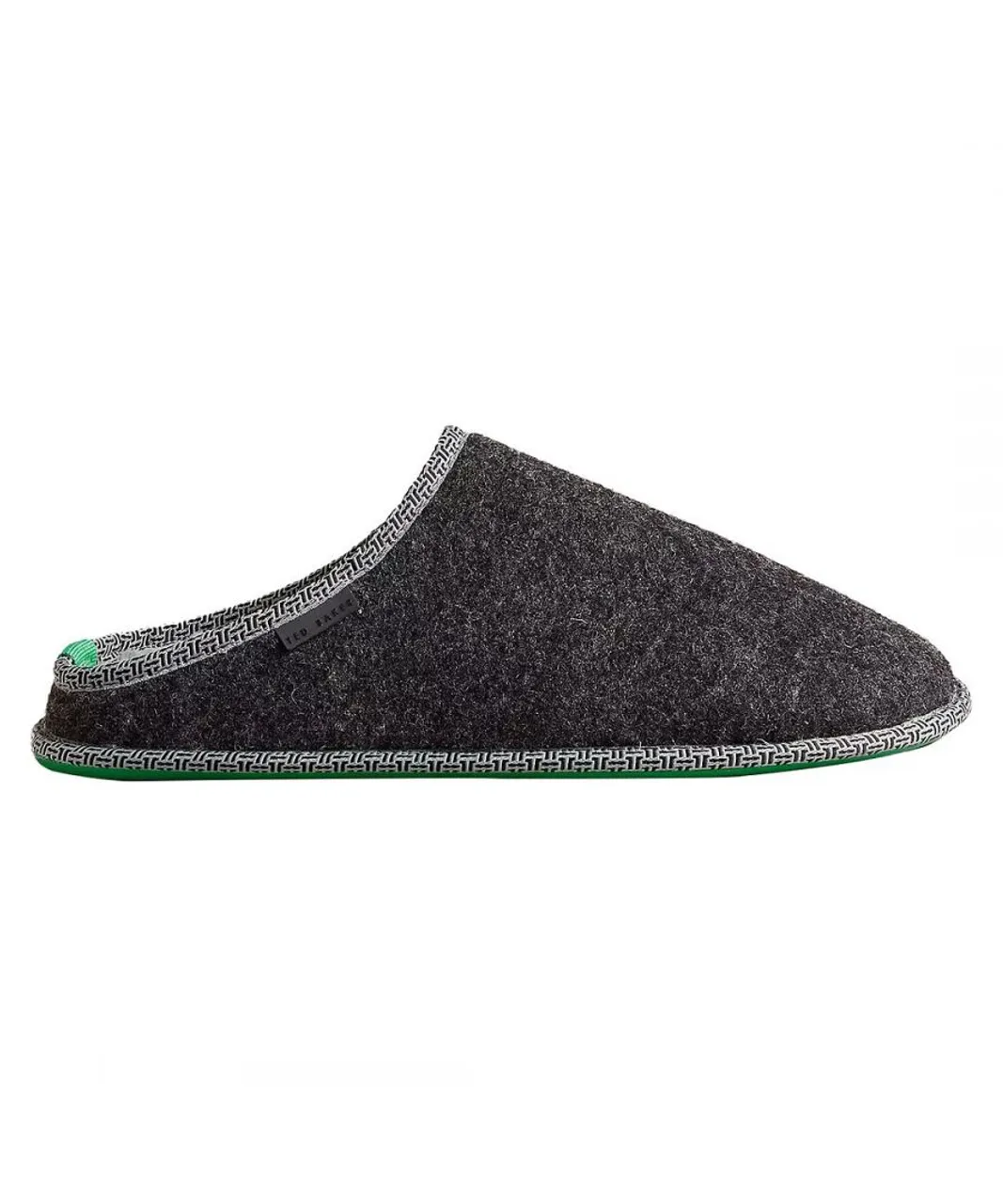 Ted Baker Mens Simmon Slippers - Grey Wool