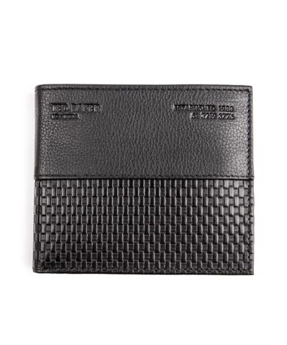 Ted Baker Mens Textured Wallet - Black - One Size