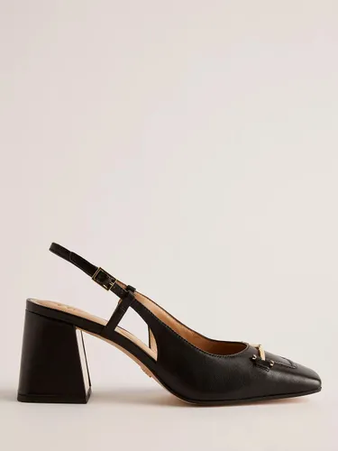 Ted Baker Meya Block Heel Slingback Court Shoes - Black Black - Female