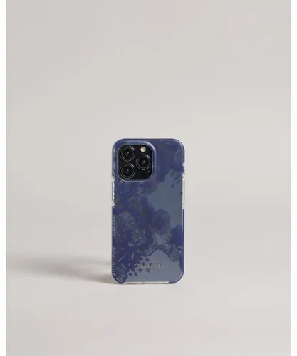 Ted Baker Peiton Retro Swirl Iphone 13 Pro Antishock Case, Clear - Transparent - One Size