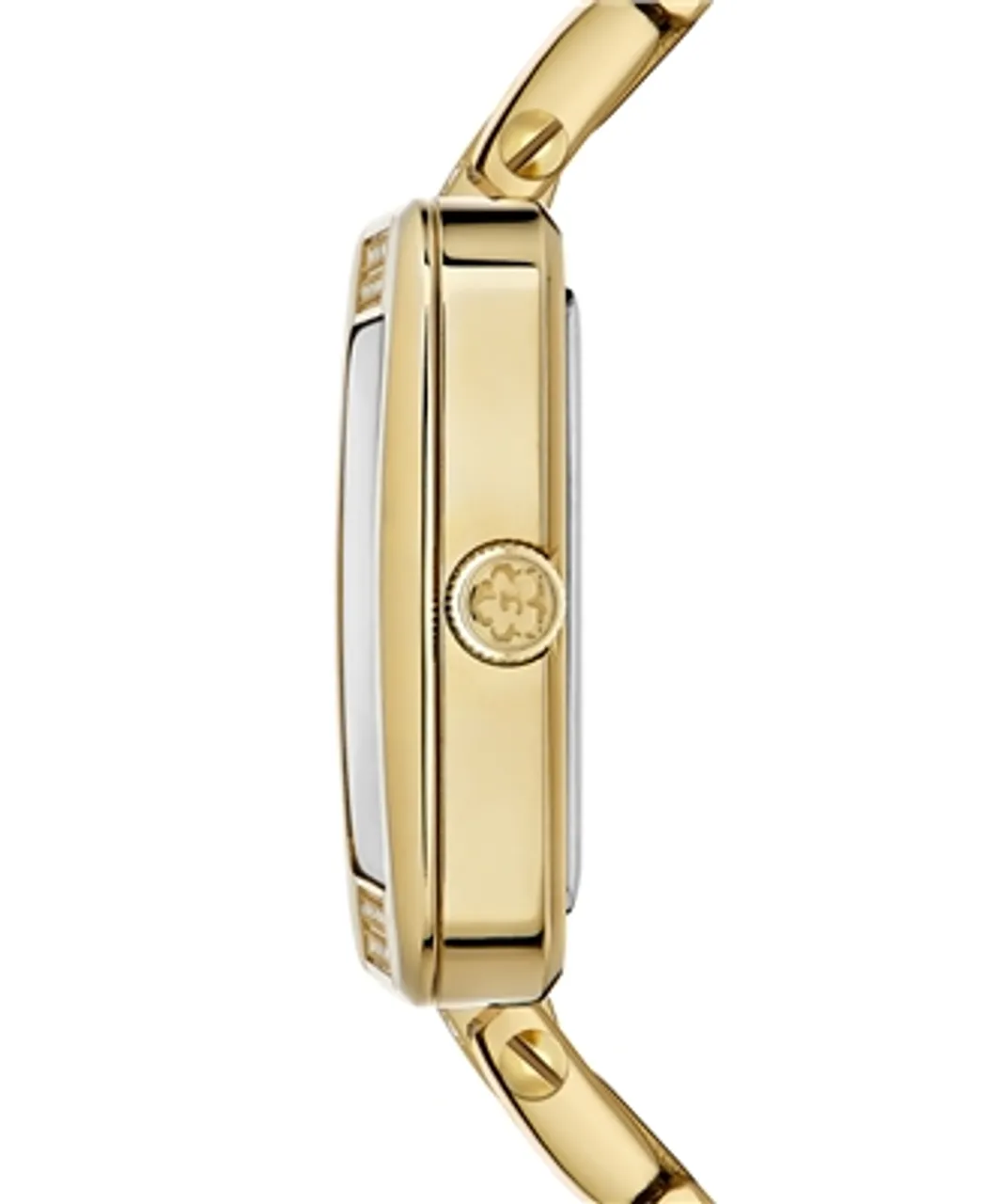 Ted Baker Recycled Gold Crystal Square Bracelet Watch - Gold