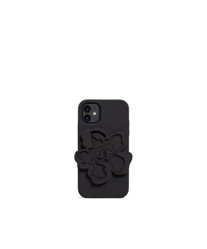 Ted Baker Roesa Magnolia Silicone Iphone 11 Clip Case, Black - One Size