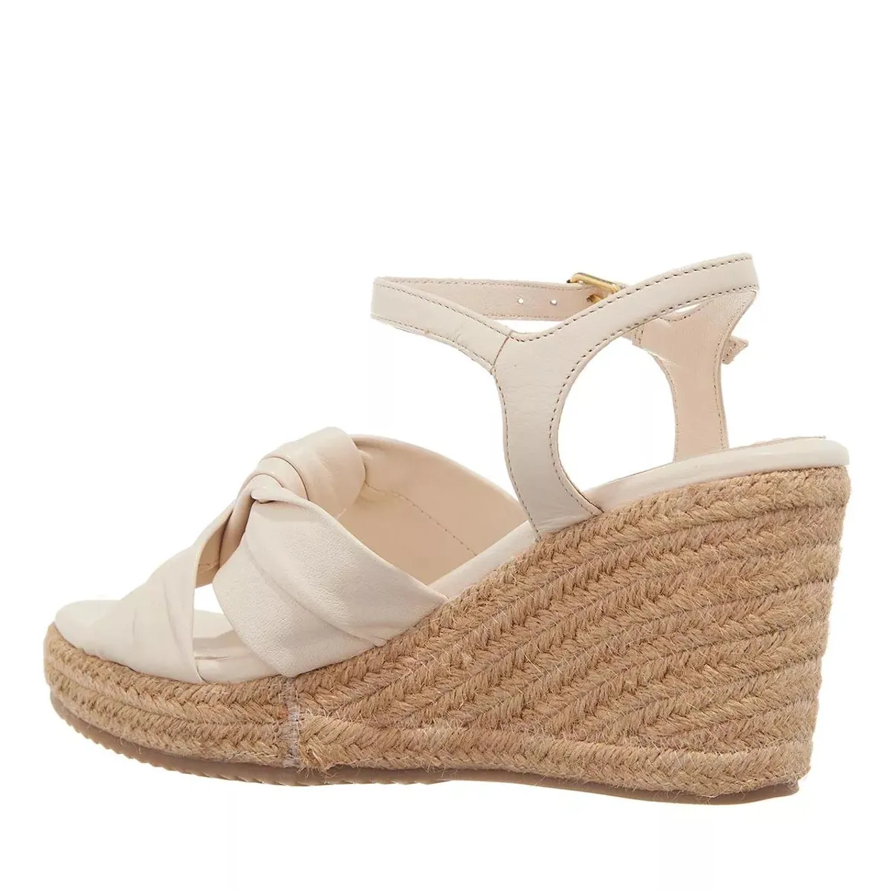 Ted Baker Sandals - Carda Knotted Wedge Espadrille Sandal - beige - Sandals for ladies