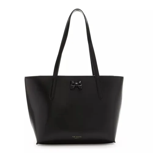 Ted Baker Shopping Bags - Ted Baker Beanne Schwarze Leder Shopper TB273995B - black - Shopping Bags for ladies