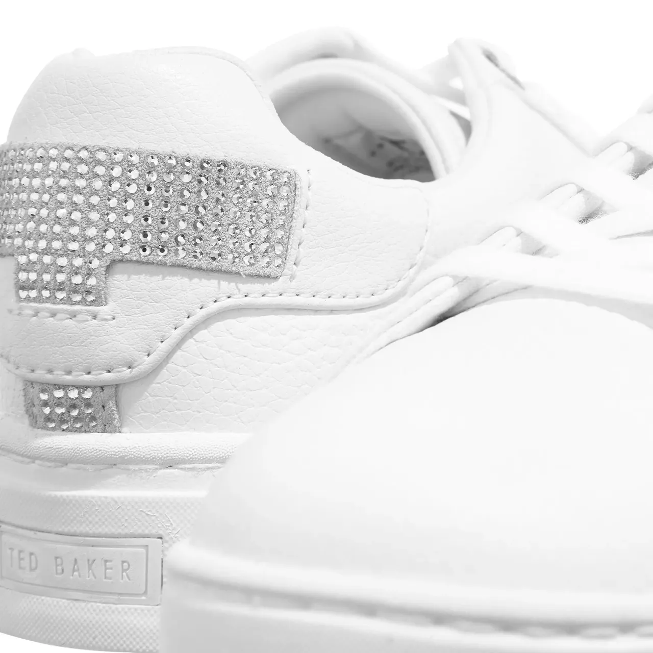 Ted Baker Sneakers - Arpele Crystal Detail Cupsole Trainer - white - Sneakers for ladies