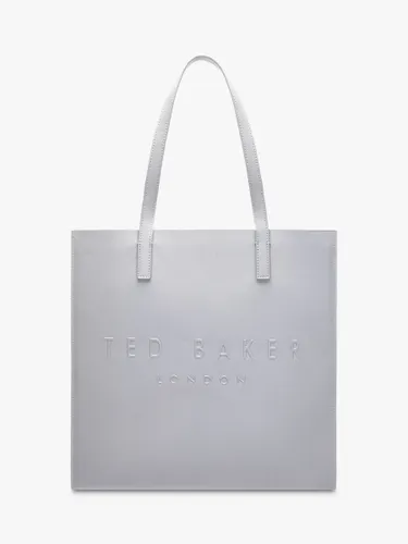 Ted Baker Soocon Large Icon Shopper Bag - Light Grey - Female