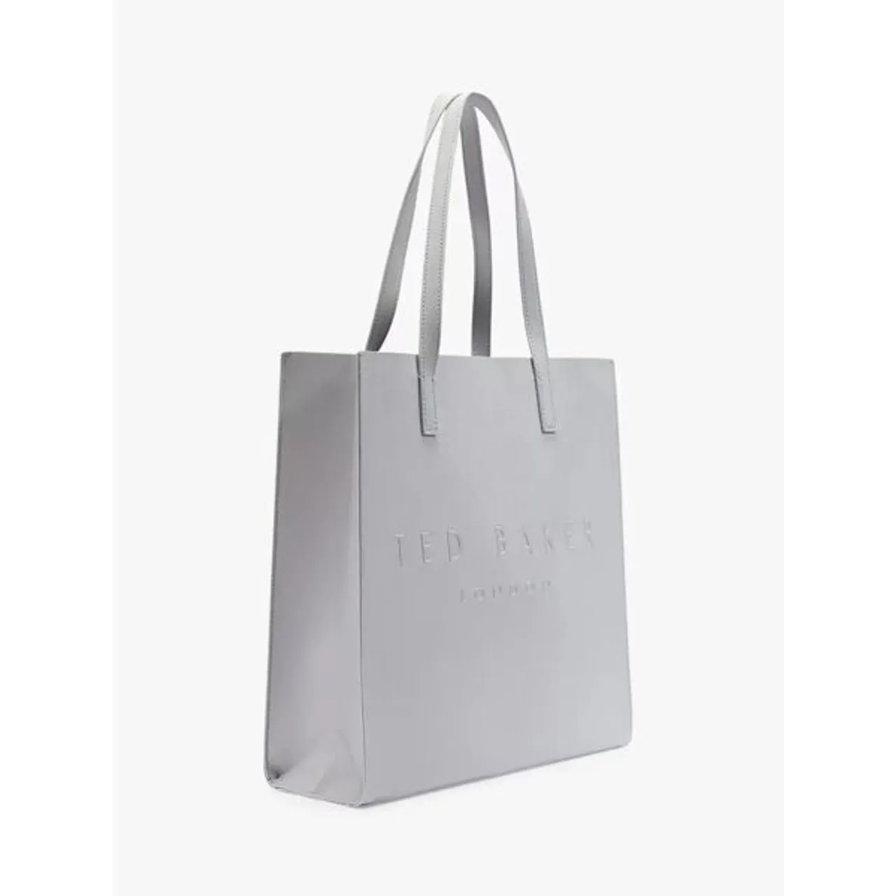 Ted Baker Soocon Large Icon Shopper Bag - Light Grey - Female