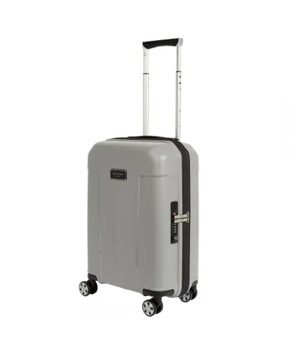 Ted Baker Unisex Palme Flying Colours Grey Cabin Trolley Suitcase - One Size