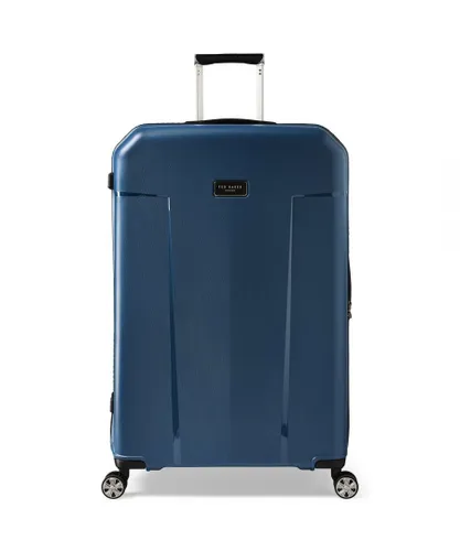 Ted Baker Unisex TRAVL Flying Colurs Blue Large Trolley Suitcase - One Size