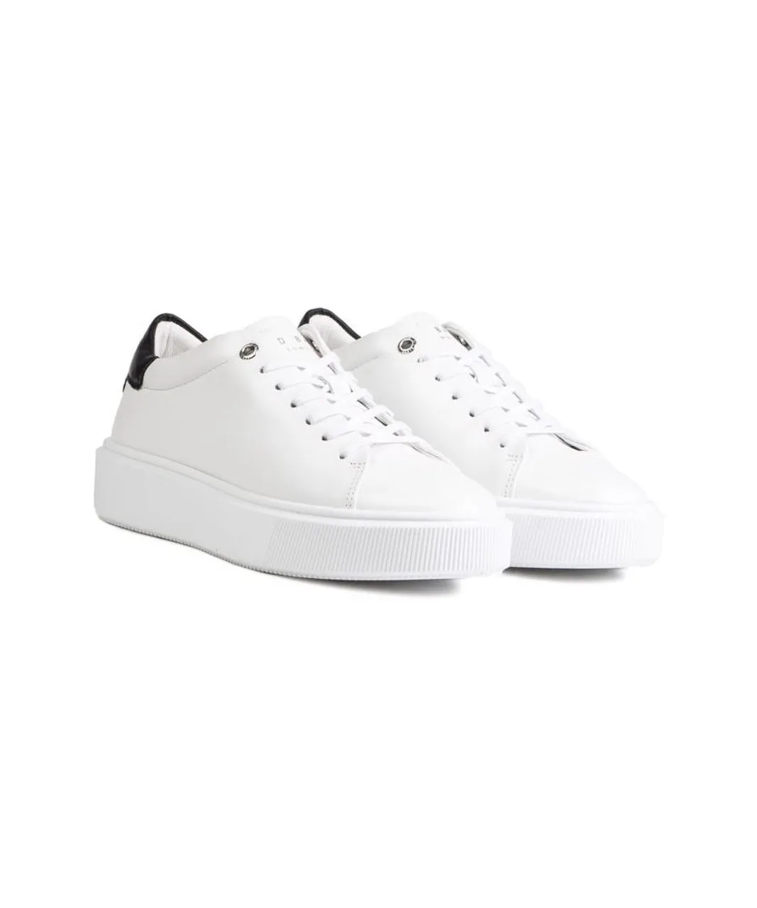 Ted Baker Womens Lornea Trainers - White Leather