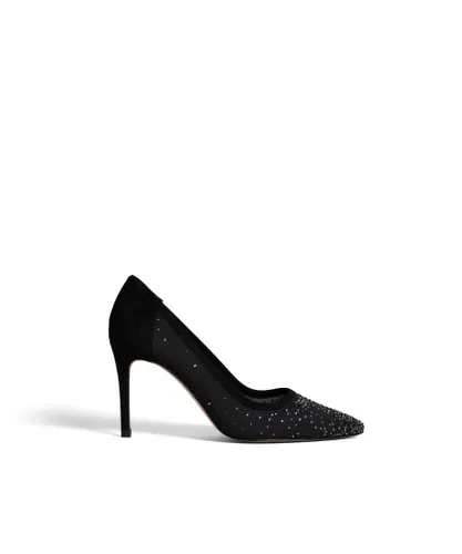 Ted Baker Womens Ryalay 105Mm Diamante Court Shoe, Black